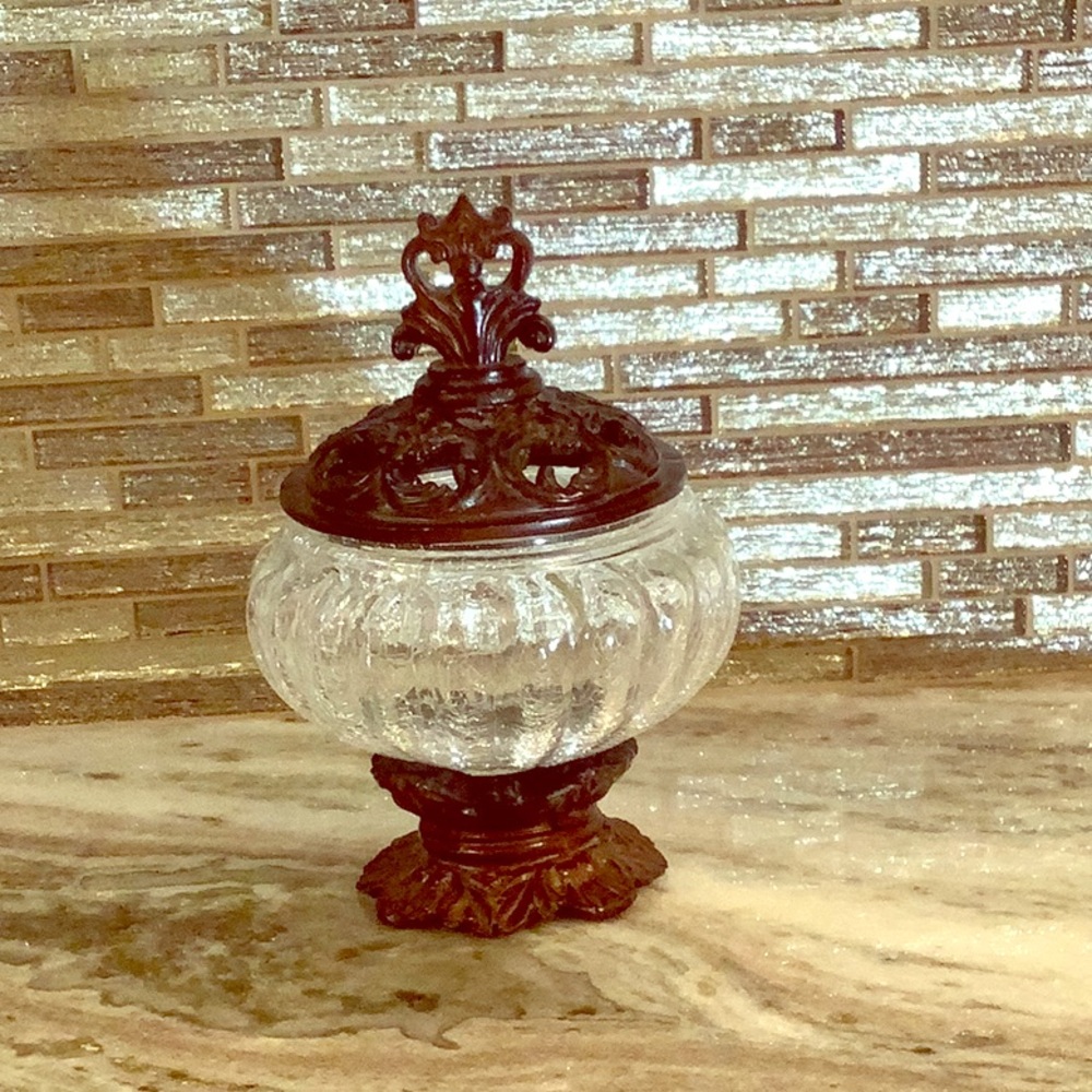 Mini Bronze Potpourri Jar